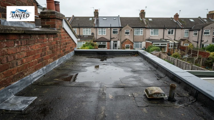 what causes flat roof leaks