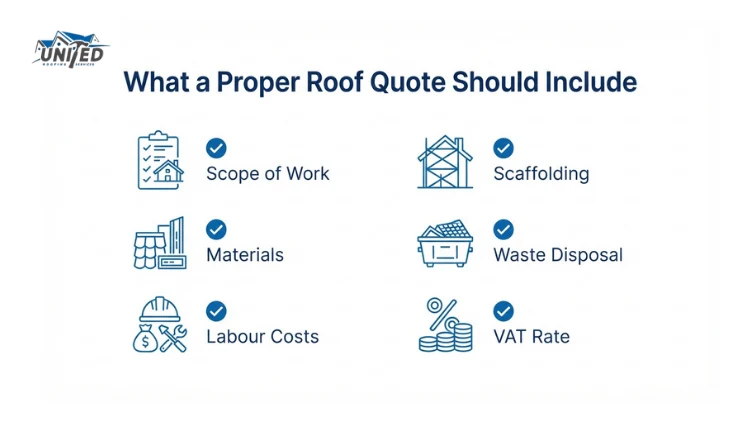 A roof quote must have