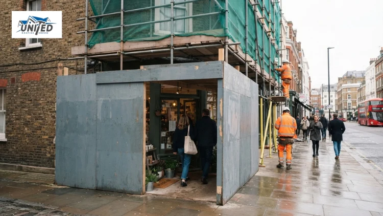 Business Open During a Commercial Roofing Project