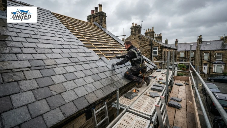 slate roof installation process