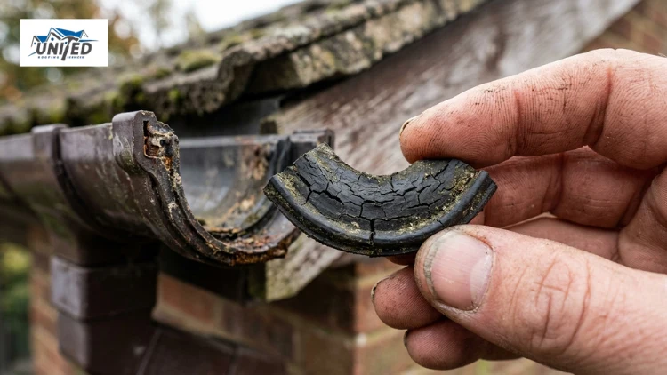 worn rubber seal